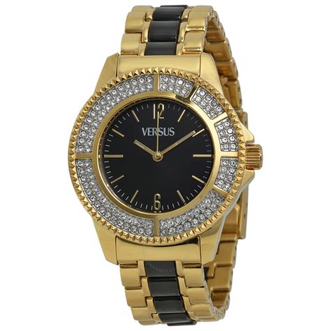 versus versace multi function two tone ladies watch|Two.